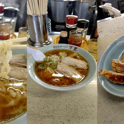 『ラーメン+餃子(¥660+400)』