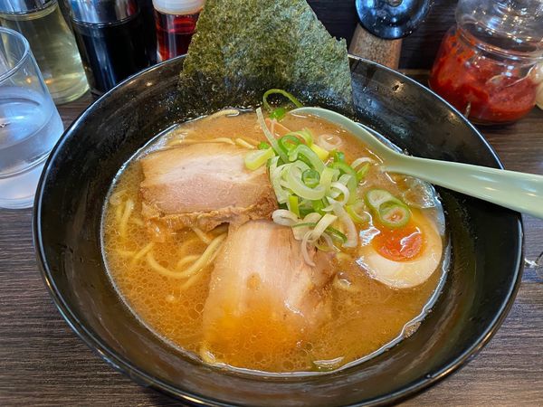 「3/22 とんこつ醤油らーめん600円」@龍昇ラーメン 久里浜店の写真