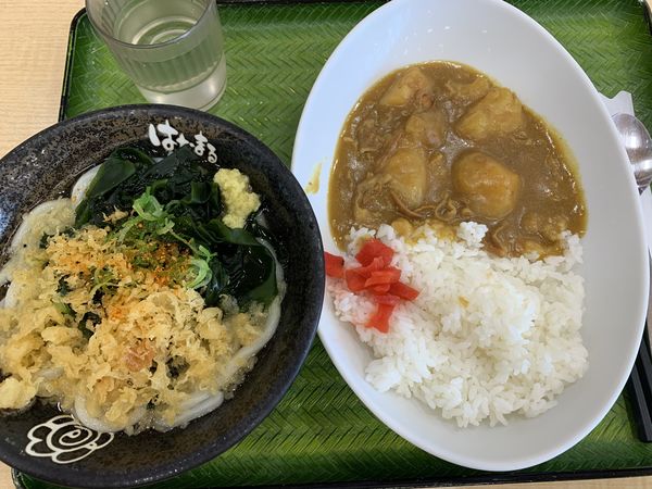 「カレーセット 540円+tax」@はなまるうどん 天久リウボウ店の写真