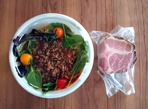 「限定 トマトとニンニクのまぜそば」@中華蕎麦 はざまの写真