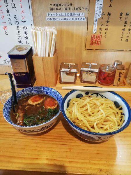 「得つけ麺(大)無料」@秋葉原ラーメン わいずの写真
