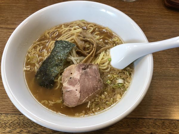 「醤油ラーメン＋チャーシューライス　850円」@周作の写真