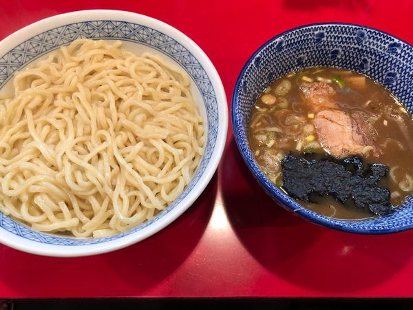 「釜あげつけめん（大盛）」@自家製中華そば 勢得の写真