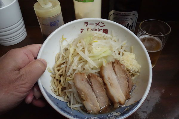 「汁なし豚そば」@ラーメン みなもと屋の写真