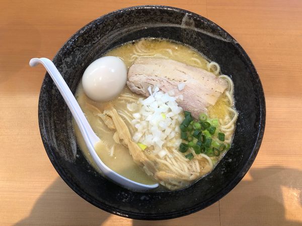 「とりそば 塩＋味玉子」@麺堂 稲葉の写真