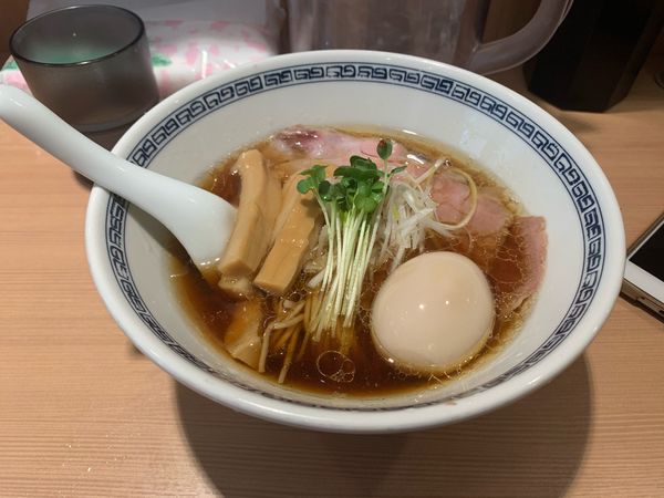 「特製中華そば」@中華そば ます田の写真