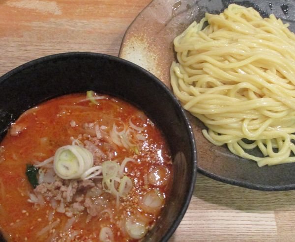 「辛味みそつけ麺（並）920円」@つけ麺屋 やすべえ 新宿店の写真