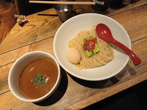 「【限定】シーフードカレーつけ麺」@麺屋 翔 西新宿本店の写真