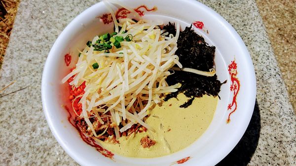 「【テイクアウト限定】汁なし牡蠣二郎」@麺処 にぼし香 横浜店の写真