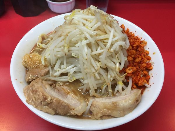 「ラーメン+追加豚2枚」@千里眼の写真