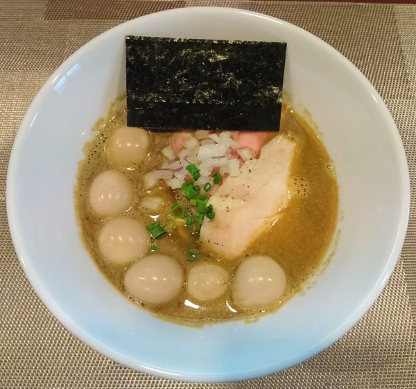 「ゆとりらーめん淡麗＋うずら」@かき物語の写真