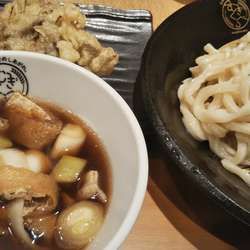 じんこ（肉ネギ＋中盛＋マイタケ天）