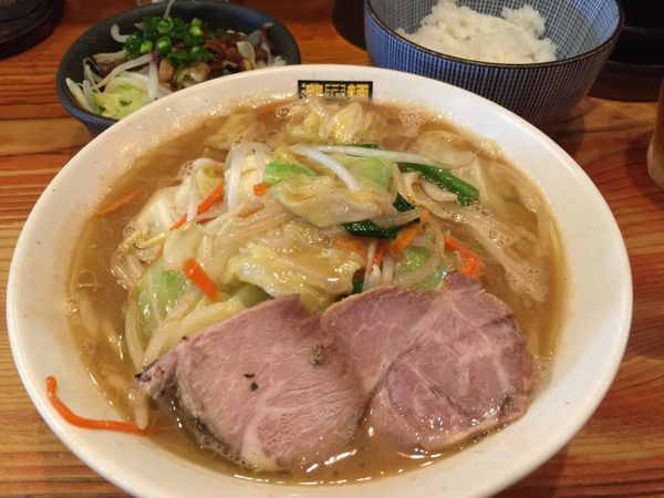 「濃菜麺+ミニごはんセット」@濃菜麺 井の庄の写真