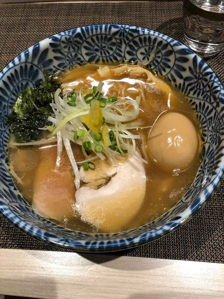 「味玉入り焼あご醤油お茶漬けセット」@麺匠 いし井の写真