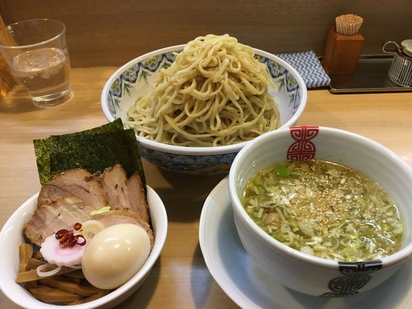 「特製粟国の塩つけそば麺大盛り」@中華そば 多賀野の写真