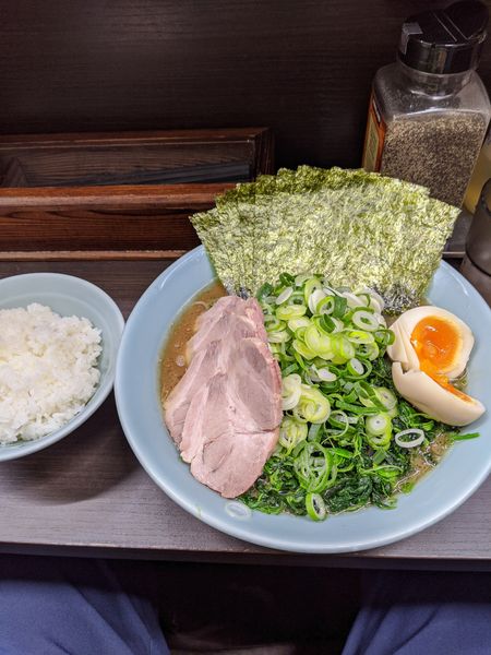 「味玉チャーシュー麺　1.5盛麺」@横浜家系らーめん 五十三家の写真