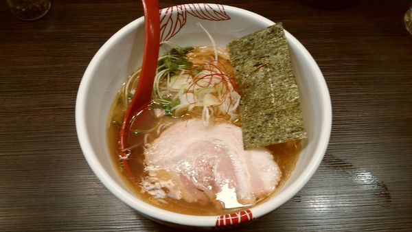 「貝出汁白醤油らーめん-EXTRA-¥980+生ビール¥500」@麺処 あす花の写真