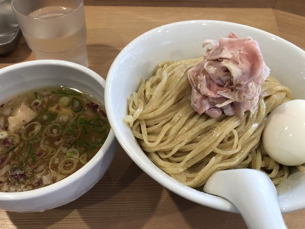 「味玉つけ麺大盛」@らぁ麺 鳳仙花の写真