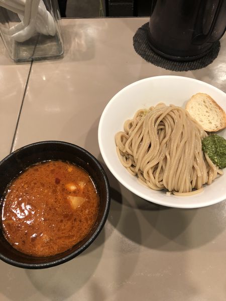 「海老トマトつけ麺950円」@つけ麺 五ノ神製作所の写真