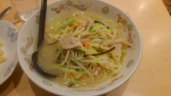 「タンメン　半チャーハン」@八起 平沼店の写真