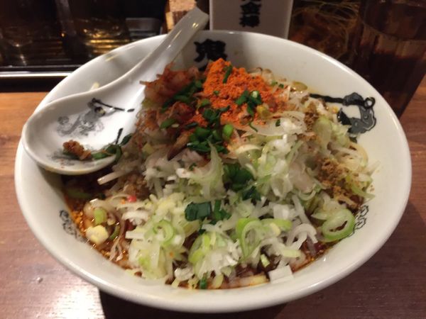 「カラシビまぜそば」@カラシビ味噌らー麺・つけ麺 神田本店の写真