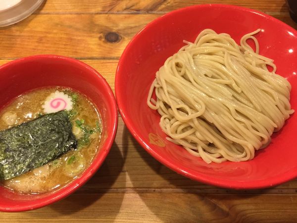 「豚鶏つけめん」@赤備の写真