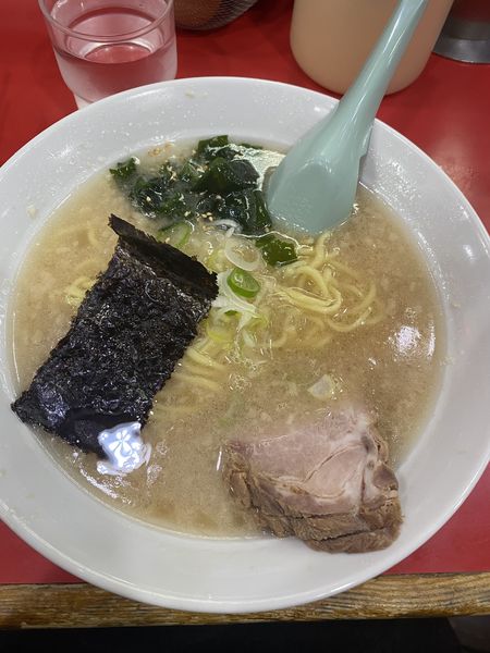 「ラーメン　ネギ丼」@かいざん 西船橋店の写真