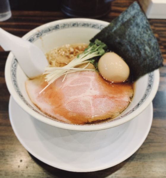 「醤油（固め・濃いめ￥750）」@稲荷屋の写真