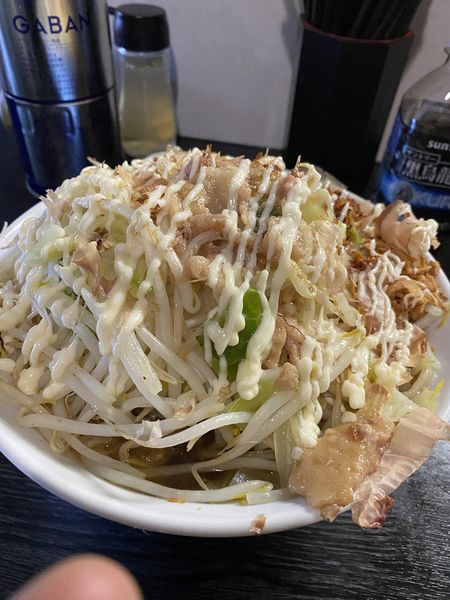 「小ラーメン汁なし」@豚星。の写真