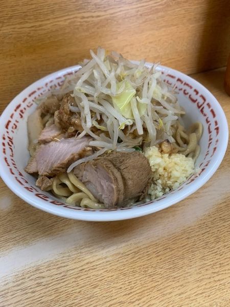 「小・汁なし「ニンニク」「アブラ」 780円」@ラーメン二郎 環七新新代田店の写真