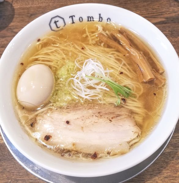 「味玉汐の旨味ソバ」@Tomboの写真