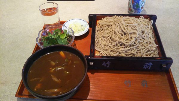「（季節のおすすめ）カレーつけ麺、大盛」@竹前の写真