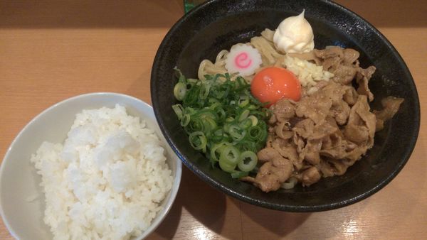 「肉たまそばライス950くらい」@肉玉蕎麦 おとど 北松戸総本山の写真