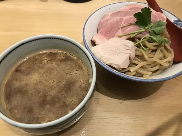 「濃厚魚介つけ麺」@麺屋 狢〜むじな〜の写真