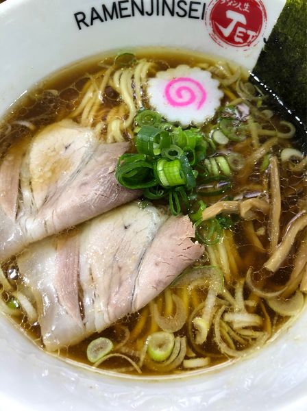 「醤油ラーメン」@ラーメン人生 JET 福島本店の写真