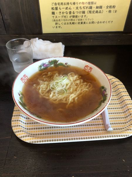 「らーめん550円」@松屋製麺所の写真