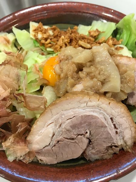 「小汁なし(800円＋100円)」@ハイパーファットンの写真