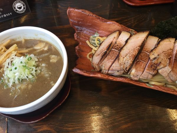 「チャーシュー濃厚つけ麺」@めん処 渚の写真