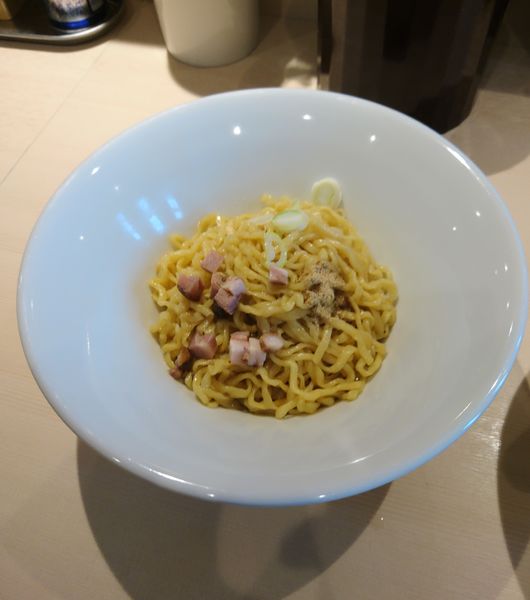 「和え玉縮れ麺」@中華蕎麦 あお木 secondの写真