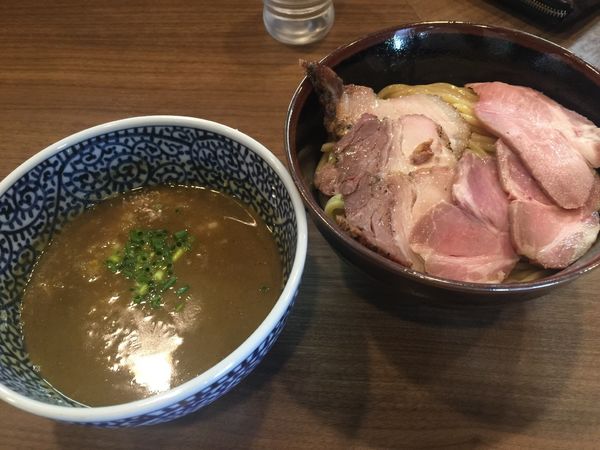 「チャーシュー極濃煮干しつけ麺」@煮干しつけ麺 宮元の写真