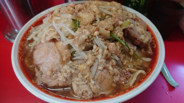 「かたかた大豚卵」@ラーメン二郎 上野毛店の写真