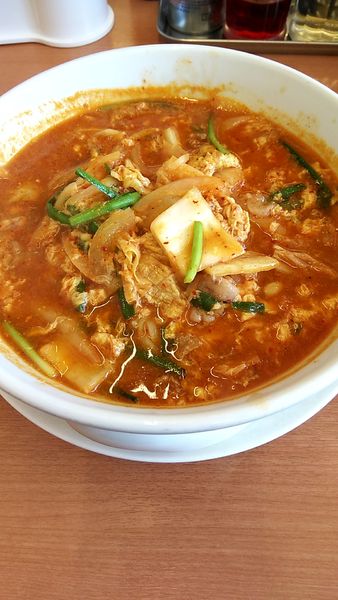 「味噌チゲ」@熱烈中華食堂 日高屋 阪急大井町ガーデン店の写真