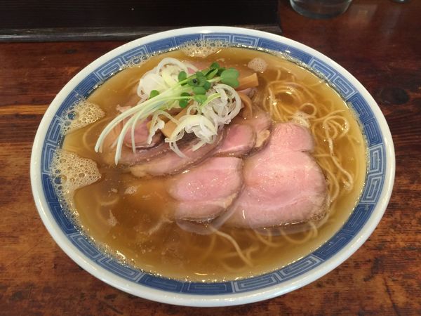 「チャーシュー煮干しそば」@中華そば しば田の写真