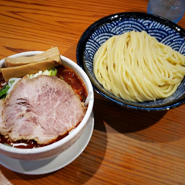 「つけそば麻辣 1,000円」@麺 一直の写真
