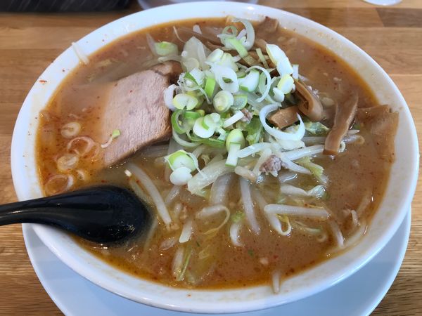「赤みそ野菜ラーメン　850円」@おり久の写真