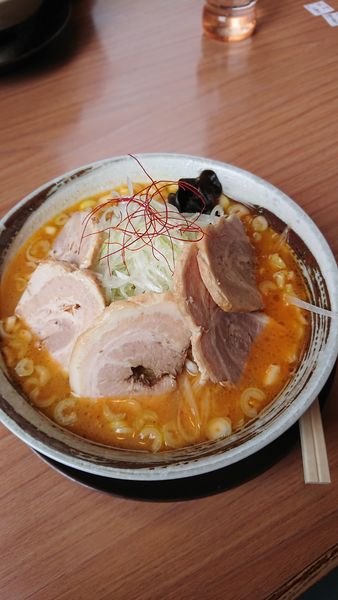 「ネギ味噌ちゃあ麺950+大盛100」@らぁ麺 てっぺんの写真