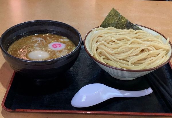 「味玉みそつけ麺　中盛」@常勝軒 千葉本店の写真