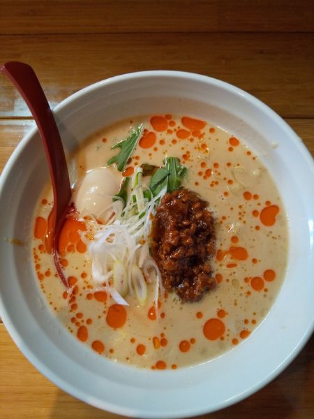 「担々麺（味玉付き）」@イロハヤラーメン にしむら亭の写真