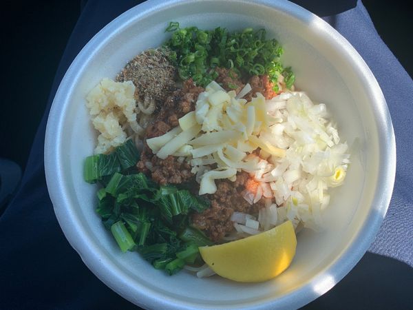 「テイクアウト混ぜそば」@中華蕎麦 はざまの写真