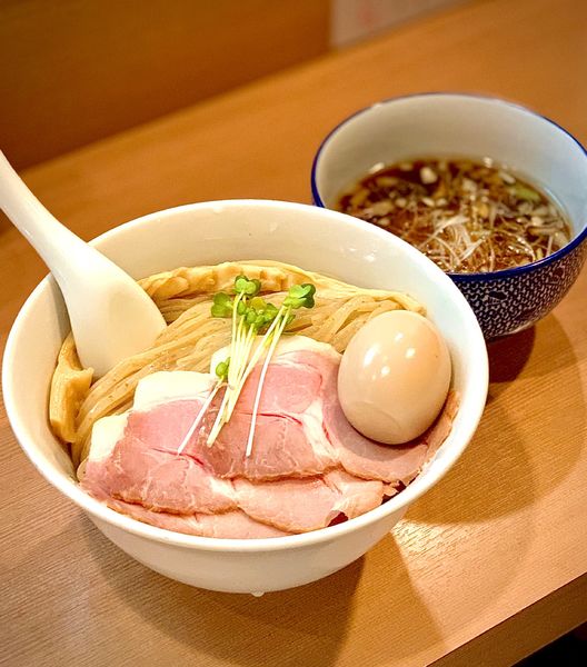 「特製醤油つけ麺」@中華そば 流川の写真